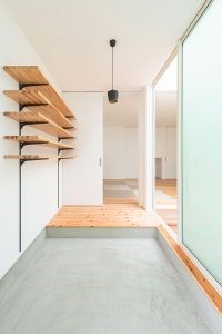 U様宅の玄関
