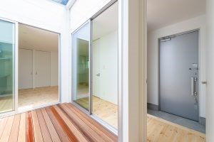 開放感のあるホール