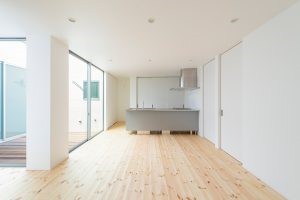 明るくて解放感に溢れた部屋